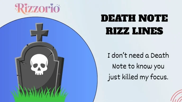 Death Note Rizz Lines