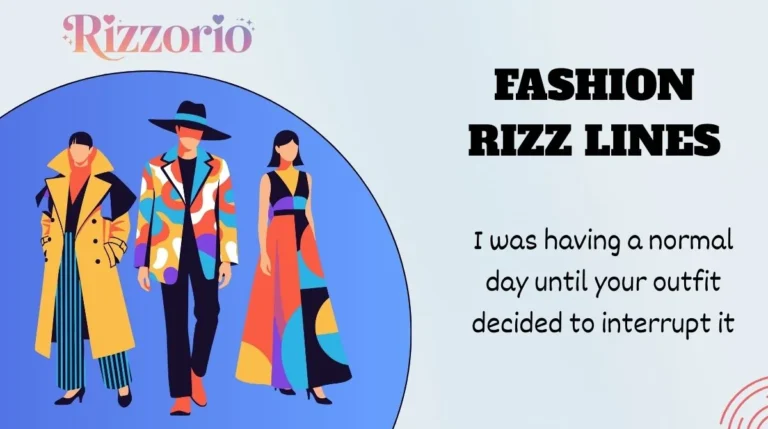 Fashion Rizz Lines