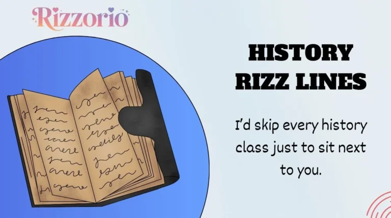History Rizz Lines