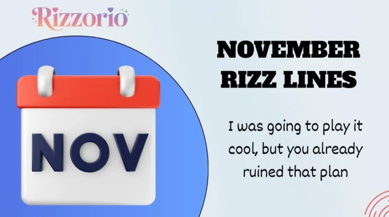November Rizz Lines