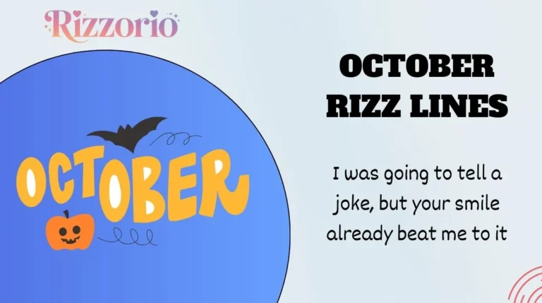 October Rizz Lines