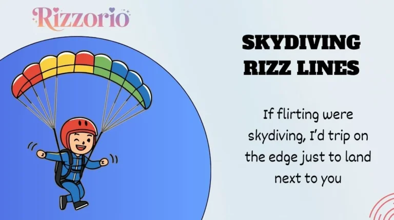 Skydiving Rizz Lines