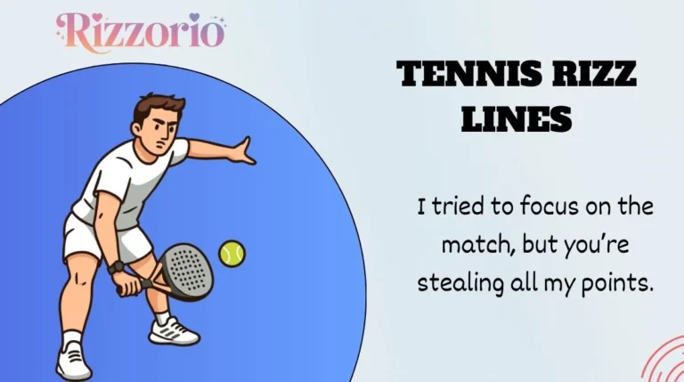 Tennis Rizz Lines