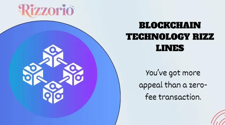 Blockchain Technology Rizz Lines
