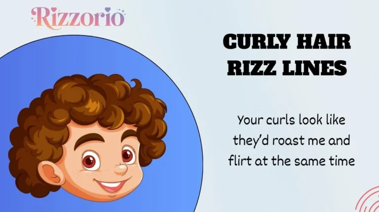 Curly Hair Rizz Lines