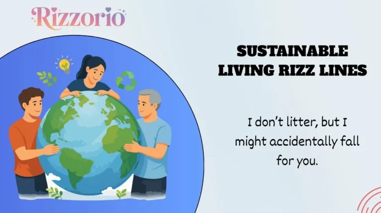 Sustainable Living Rizz Lines